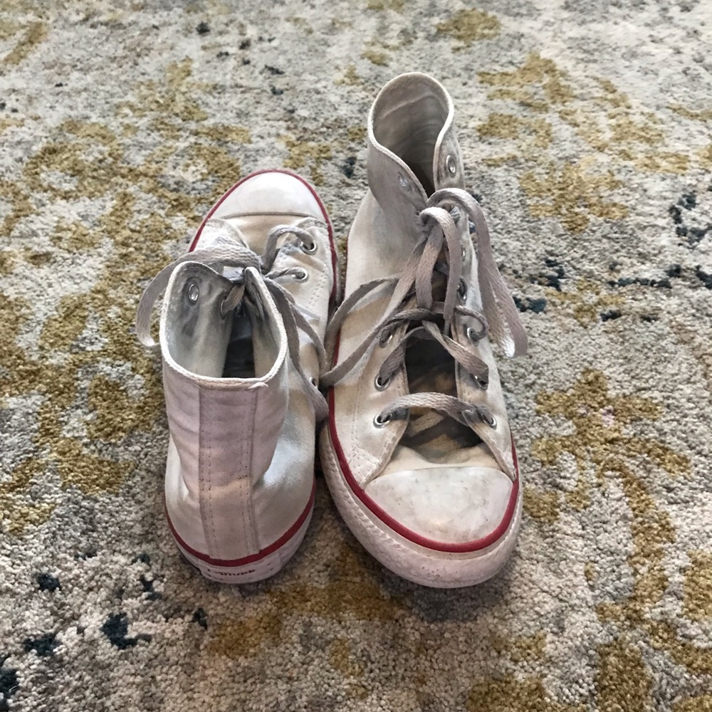 White high top converse - Picture 3 of 3